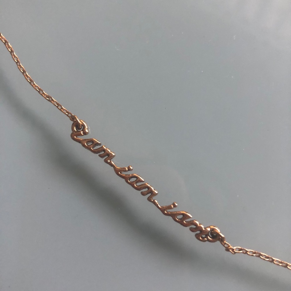 Sylvia Plath The Bell Jar Delicate “I Am” Necklace